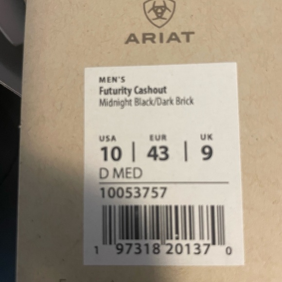 Ariat Men’s Western Futurity Cashout Boots – NWT - Picture 3 of 4